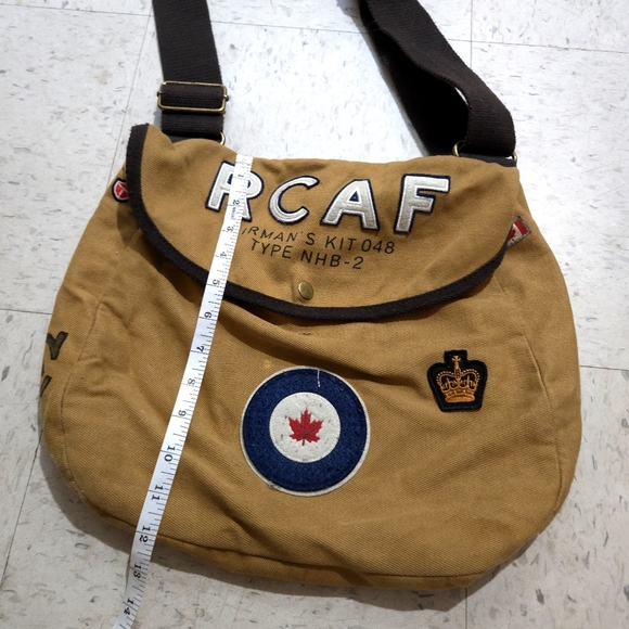 Red Canoe | RCAF Brown Messenger Bag - Picture 11 of 14